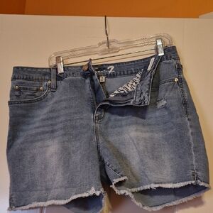 Selena Gomez Light Blue Jean Shorts